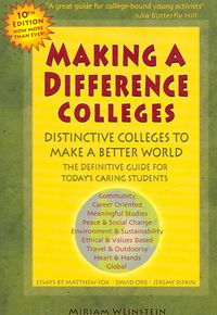 Produktbild: Making a Difference Colleges: Distinctive Colleges to Make a Better World