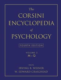 Produktbild: The Corsini Encyclopedia of Psychology, Volume 3