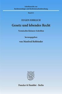 Produktbild: Gesetz und lebendes Recht.