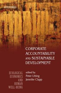 Produktbild: Corporate Accountability and Sustainable Development