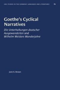 Produktbild: Goethe's Cyclical Narratives
