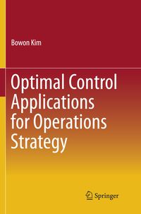 Produktbild: Optimal Control Applications for Operations Strategy