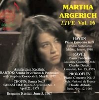 Bild vom Artikel Martha Argerich: Live,Vol. 16 vom Autor Martha Argerich