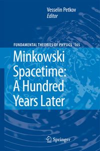 Produktbild: Minkowski Spacetime: A Hundred Years Later