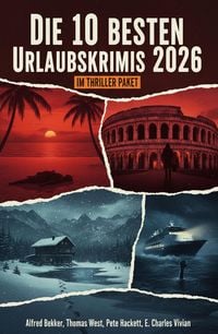 Produktbild: Die 10 besten Urlauskrimis 2026 im Thriller Paket