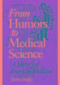 Produktbild: Duffy, J: From Humors to Medical Science