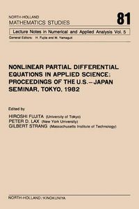 Produktbild: Nonlinear Partial Differential Equations in Applied Science
