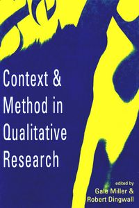 Produktbild: Context and Method in Qualitative Research