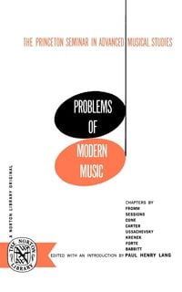 Produktbild: Problems of Modern Music