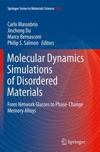 Produktbild: Molecular Dynamics Simulations of Disordered Materials