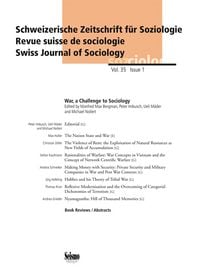Produktbild: Wie Kriege die Soziologie herausfordern