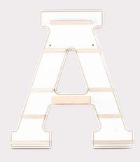 Produktbild: Wandregal  "Buchstabe A" f&uuml;r Toniebox