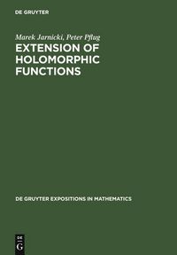 Produktbild: Extension of Holomorphic Functions