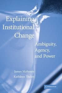 Produktbild: Explaining Institutional Change