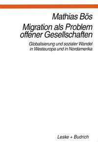 Produktbild: Migration als Problem offener Geselleschaften