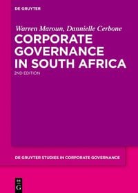 Produktbild: Corporate Governance in South Africa