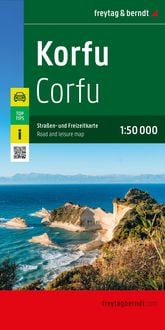 Produktbild: freytag & berndt Stra&szlig;enkarte Korfu 1:50.000