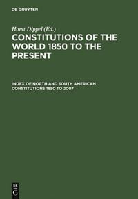 Produktbild: Index of North and South American Constitutions 1850 to 2007