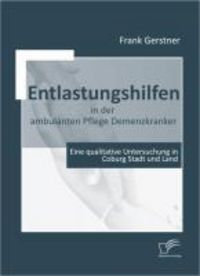 Produktbild: Entlastungshilfen in der ambulanten Pflege Demenzkranker