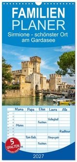 Produktbild: Familienplaner 2027 - Sirmione - sch&ouml;nster Ort am Gardasee mit 5 Spalten (Wandkalender, 21 x 45 cm) CALVENDO