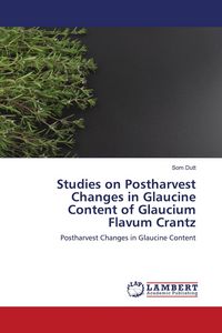 Produktbild: Studies on Postharvest Changes in Glaucine Content of Glaucium Flavum Crantz