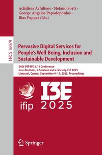 Produktbild: Pervasive Digital Services for People's Well-Being, Inclusion and Sustainable Development