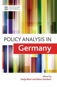 Produktbild: Policy analysis in Germany