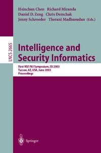 Produktbild: Intelligence and Security Informatics