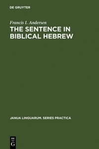 Produktbild: The Sentence in Biblical Hebrew