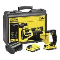 Produktbild: STANLEY V 20 Akku-S&auml;bels&auml;ge SFMCS300D2K-QW inkl. 2. Akku, inkl. Ladeger&auml;t 18V 2Ah