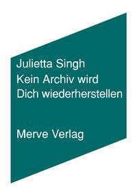 Produktbild: Kein Archiv wird Dich wiederherstellen