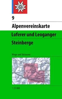 Bild vom Artikel DAV Alpenvereinskarte 09 Loferer + Leoganger Steinberge 1 : 25 000 vom Autor Deutscher Alpenverein e.V.