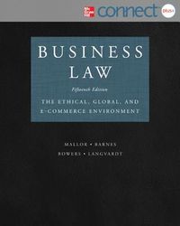 Produktbild: Business Law with Connect Plus