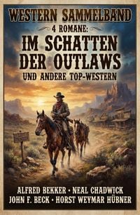 Produktbild: Western Sammelband 4 Romane: Im Schatten der Outlaws und andere Top-Western