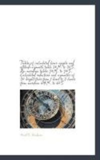 Produktbild: Tables of Calculated Hour-Angles and Altitude Azimuth Table 30n. to 30s. Ex-Meridian Tables 70n. to