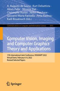 Produktbild: Computer Vision, Imaging and Computer Graphics Theory and Applications