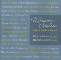 Produktbild: Miniatures catalanes f&uuml;r Violine und Klavier
