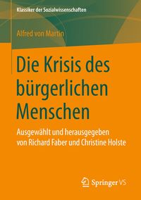 Produktbild: Die Krisis des bürgerlichen Menschen