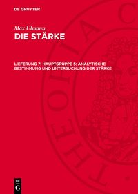 Produktbild: Hauptgruppe 5: Analytische Bestimmung und Untersuchung der St&auml;rke