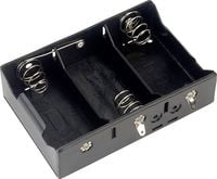 Produktbild: TRU COMPONENTS BH-131D Batteriehalter 3x Mono (D) L&ouml;tanschluss