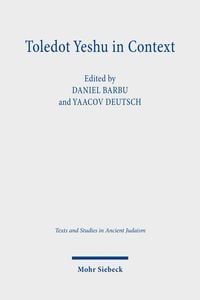 Produktbild: Toledot Yeshu in Context