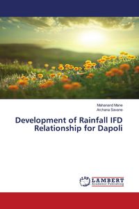 Produktbild: Development of Rainfall IFD Relationship for Dapoli