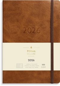 Produktbild: Burde Kalender 2026 Kalender 2026 Agency A5 Forma Deluxe bra
