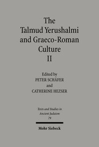 Produktbild: The Talmud Yerushalmi and Graeco-Roman Culture II