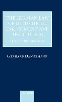 Produktbild: The German Law of Unjustified Enrichment and Restitution