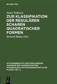 Produktbild: Zur Klassifikation der regul&auml;ren Scharen quadratischer Formen