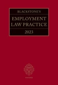 Produktbild: Blackstone's Employment Law Practice 2023