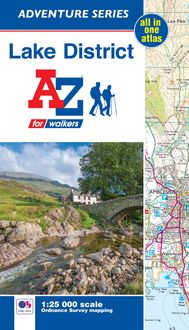 Produktbild: A-Z Maps: Lake District Adventure Atlas