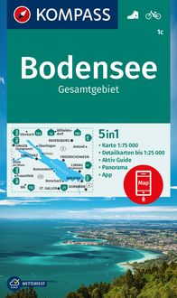 Bild vom Artikel KOMPASS Wanderkarte 1c Bodensee Gesamtgebiet 1:75.000 vom Autor 
