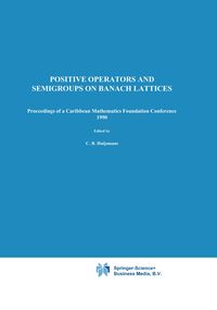 Produktbild: Positive Operators and Semigroups on Banach Lattices